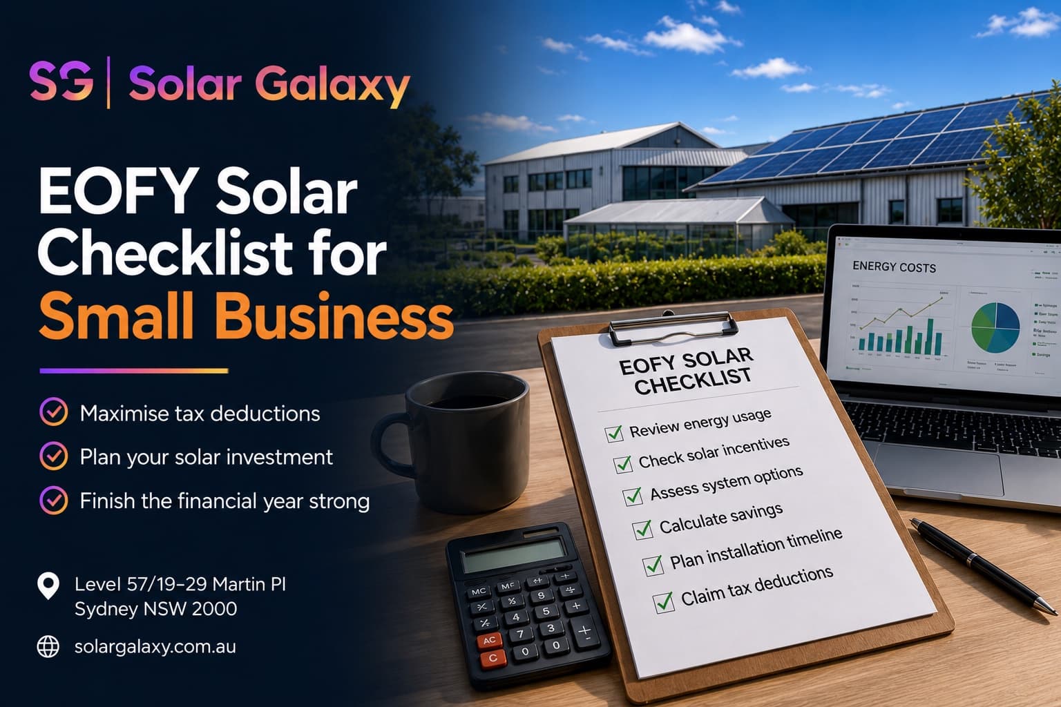 EOFY Solar Checklist for Small Business Owners
