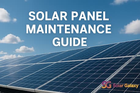 solar panel maintenance guide