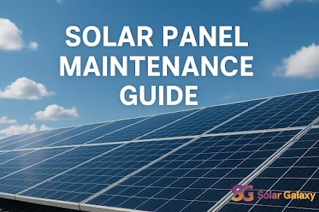 solar panel maintenance guide